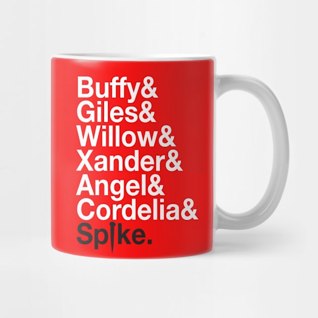 BUFFY THE VAMPIRE SLAYER SCOOBIE GANG AMPERSAND by YellowDogTees